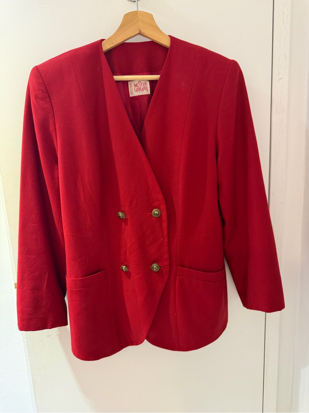 Mister Leonard vintage 80s90s 100%virgin wool Women’s Blazer Jacket